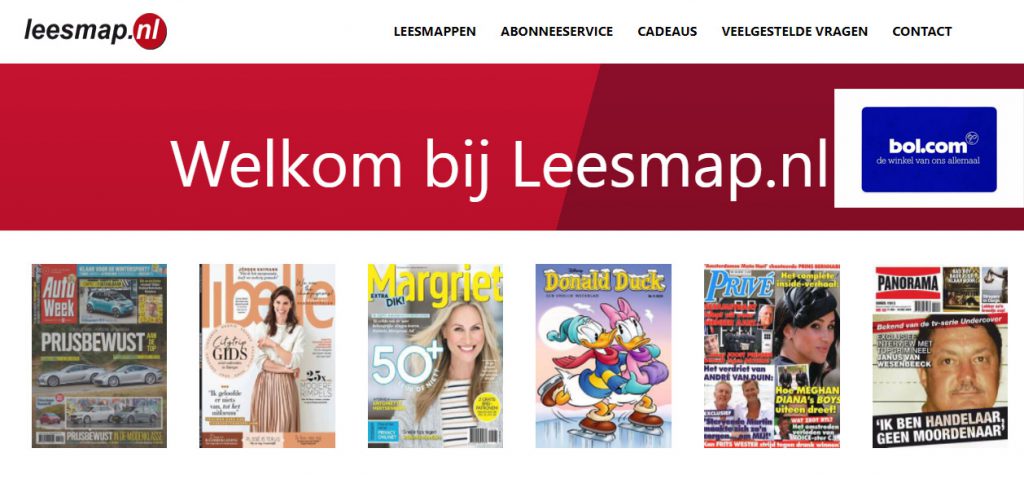 Gratis cadeaukaart 100 euro Bol.com cadeau bij abonnement van Leesmap.nl