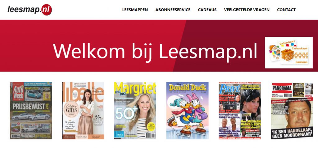Gratis cadeaukaart Blokker 100 euro cadeau bij abonnement van Leesmap.nl