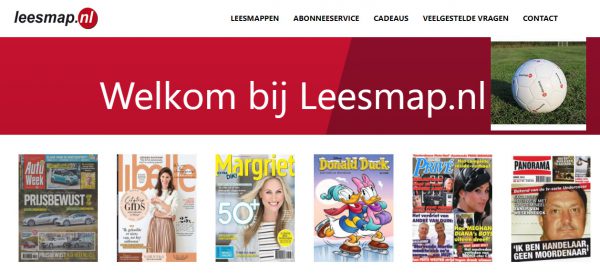 Gratis leren bal cadeau bij abonnement 13 weken van Leesmap.nl