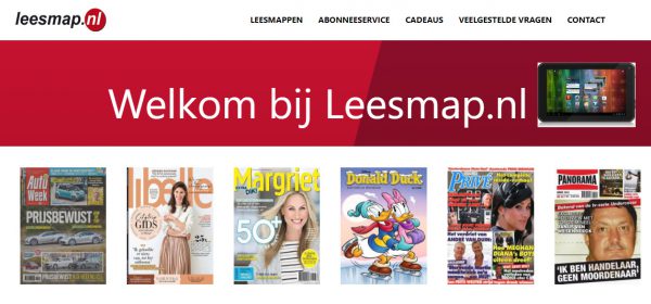 Gratis Tablet PC cadeau bij abonnement van Leesmap.nl