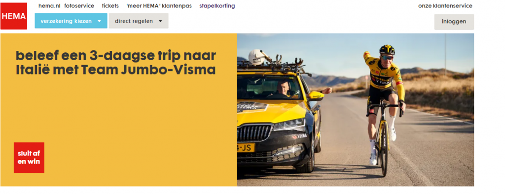 Gratis kans op 3-daagse trip bij brommer/fiets motorverzekering van HEMA