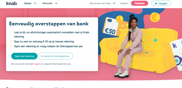 Gratis €50 cadeau bij overstapservice van Knab