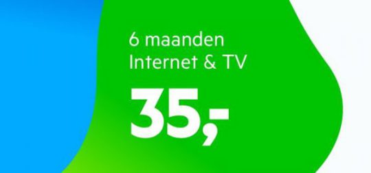 Gratis 6 maanden korting cadeau bij Internet en TV van KPN