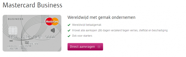 Gratis aankoopverzekering en aanvullende reisverzekeringen cadeau bij Mastercard Business van Visa