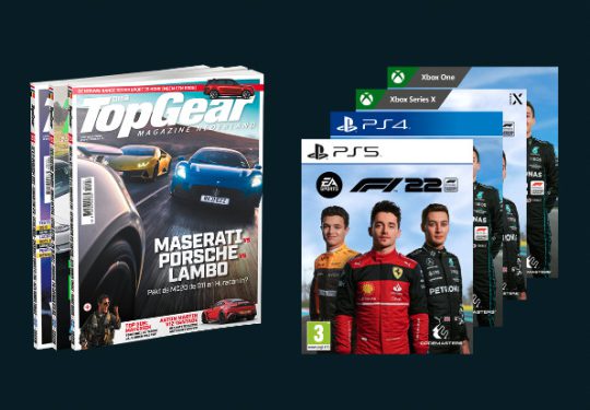 Gratis game F1 22 bij abonnement van Topgear tijdschrift