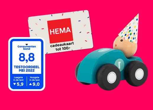 Gratis HEMA cadeaukaart van 100 euro bij HEMA autoverzekering