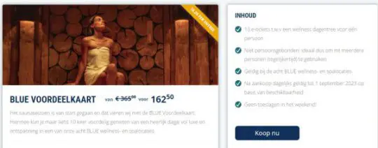 Gratis BLUE Collection mini giftset cadeau bij BLUE Voordeelkaart van BLUE