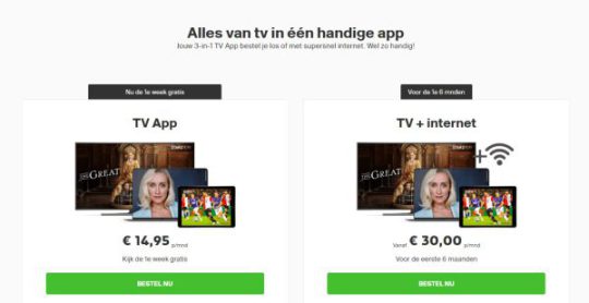 1e week gratis cadeau bij 3-in-1 TV App van Canal Digitaal