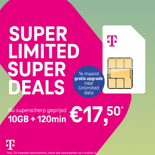 Gratis maand onbeperkt data T-Mobile