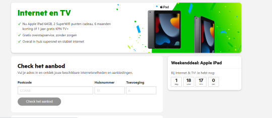 Apple Ipad cadeau bij Internet en TV van KPN