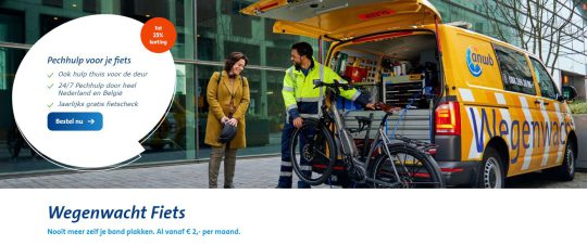 Gratis fietscheck cadeau bij Wegenwacht Fiets van ANWB