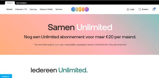 Ontdek de Perfecte Match: Gratis Odido Sim Only Delen als Welkomstcadeau bij Odido's Unlimited Sim Only Abonnement