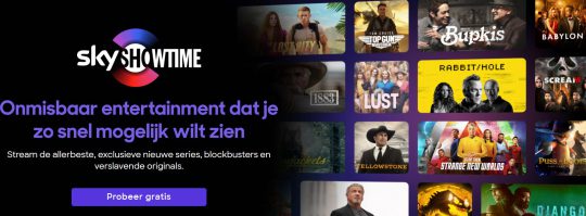 Ontdek het Welkomstcadeau: 3 maanden proberen voor €13,99 met het Sky Showtime abonnement van Sky Showtime