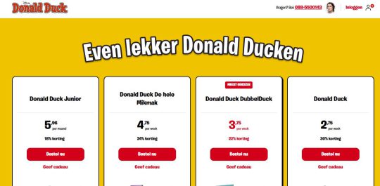 Nieuw: Ontvang een Gratis Donald Duck Bordspel cadeau bij het Afsluiten van een Abonnement op Donald Duck bij Donald Duck!