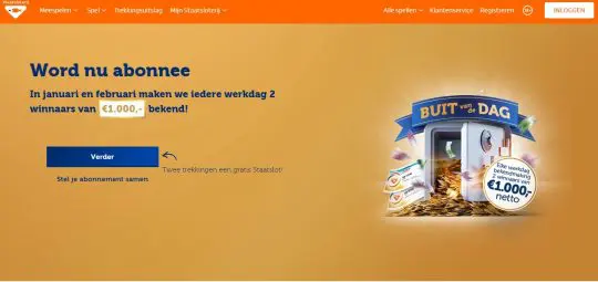 Gratis 2 Staatsloten met Buit van de Dag bij Staatsloterij