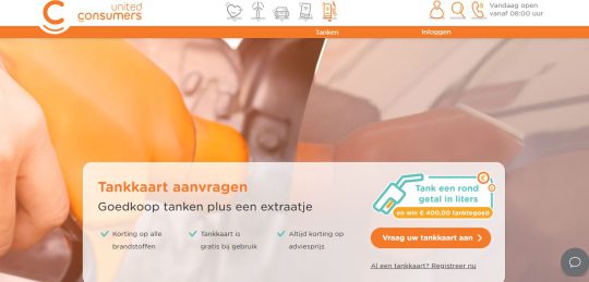 Nieuw bij UnitedConsumers: Gratis Tankkaart als Welkomstcadeau bij Aanvraag van Tankkaart