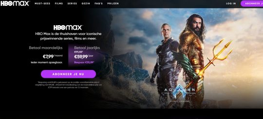 Gratis 37% korting cadeau bij HBO Max abonnement van een jaar