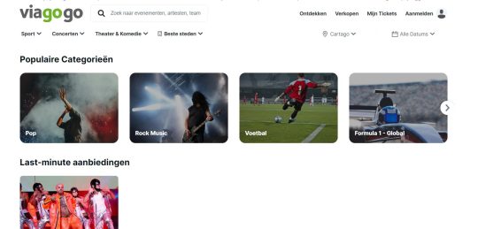 Gratis concertkaartjes of voetbaltickets cadeau bij ViaGogo