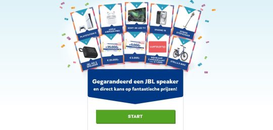 Gratis JBL speaker als welkomstcadeau bij Vriendenloterij