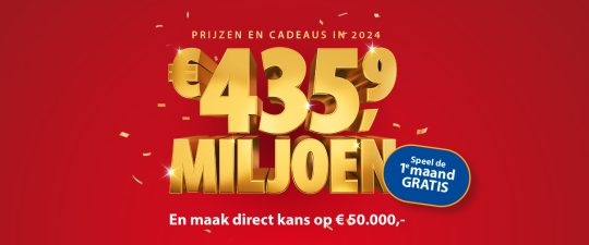 Gratis meespelen Postcode Loterij