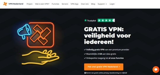 Gratis VPN met 2 GB data cadeau bij VPN Nederland