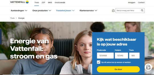 Gratis 250 euro korting cadeau bij 1 jaar energie van Vattenfall