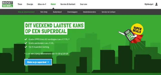 gratis OPPO Enco X2 oordopjes bij sim only van Budget Mobiel