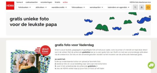 gratis foto voor Vaderdag bij Hema