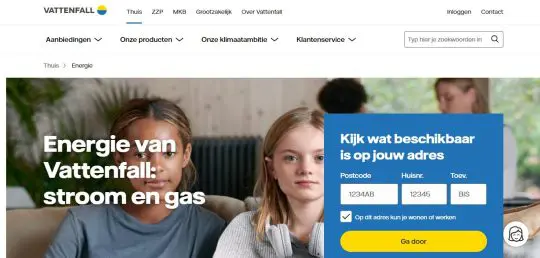 Gratis 250 euro als welkomstcadeau bij Vattenfall