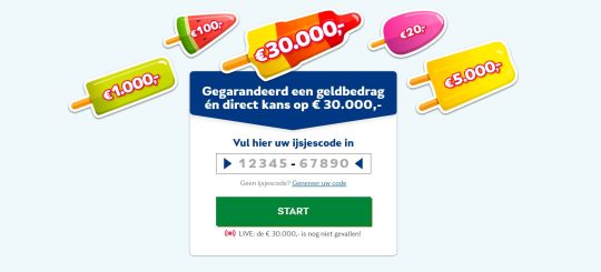 Gratis 20 euro en kans op 30.000 euro bij VriendenLoterij