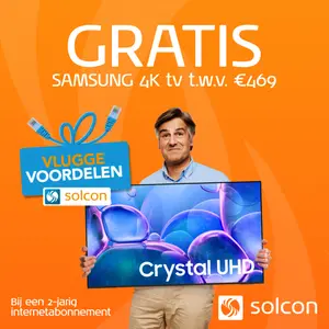 Gratis TV als welkomstcadeau Solcon