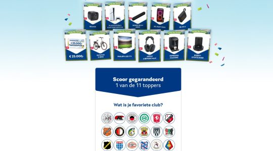 Gratis JBL box, jouw voetbalclub steunen en kans op 25000 euro bij Vriendenloterij