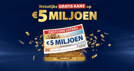 Twee maanden gratis spelen Postcode Loterij cadeau