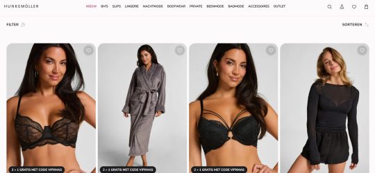 Gratis artikel cadeau bij 2 aankopen bij Hunkemöller