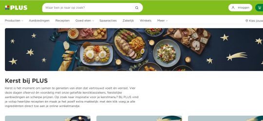 Gratis bezorging van je kerstboodschappen bij PLUS