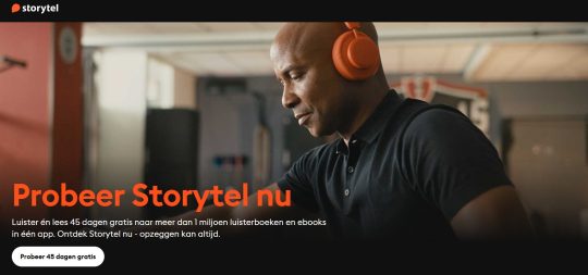 Gratis 45 dagen luisteren cadeau bij Storytel Unlimited