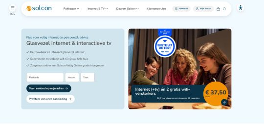 Gratis 2 wifi-versterkers cadeau bij glasvezel internet van Solcon
