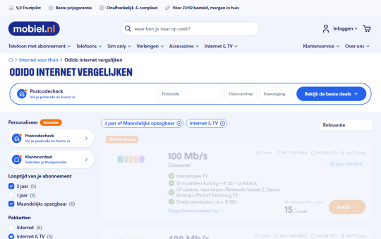 Gratis iPad, TV, Switch 2 of Apple Watch bij Odido